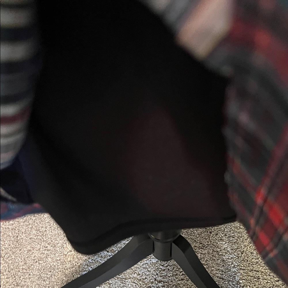 Cato Black and Red Checkered Peplum Blouse - Picture 3 of 11
